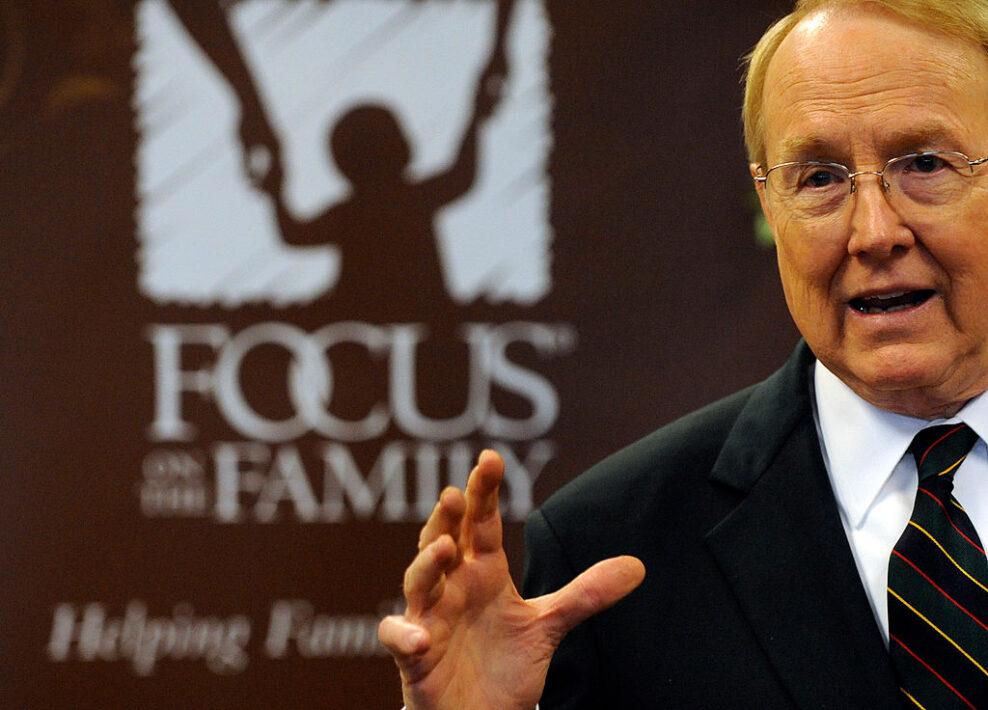 DOBSON27--James Dobson resigned as chairman of Focus on the Family, the Colorado Springs-based media ministry he founded 32 years ago. RJ Sangosti/ The Denver Post (Photo By RJ Sangosti/The Denver Post via Getty Images)