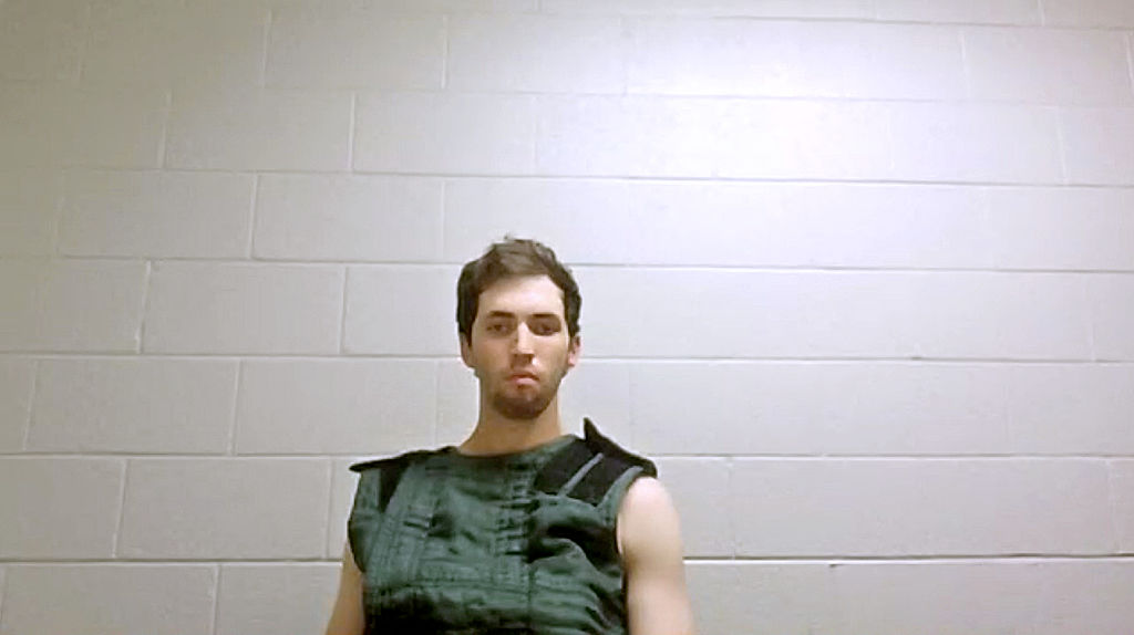 SPANISH FORK, UTAH - SEPTEMBER 16: In this handout video screen grab provided by the Utah State Courts, Tyler James Robinson attends a virtual court hearing from Utah County Jail on September 16, 2025 in Spanish Fork, Utah. Tyler Robinson is accused of fatally shooting Charlie Kirk, CEO and co-founder of Turning Point USA, while he was speaking at an event for his "American Comeback Tour" on the campus of Utah Valley University. (Photo by Utah State Courts via Getty Images)