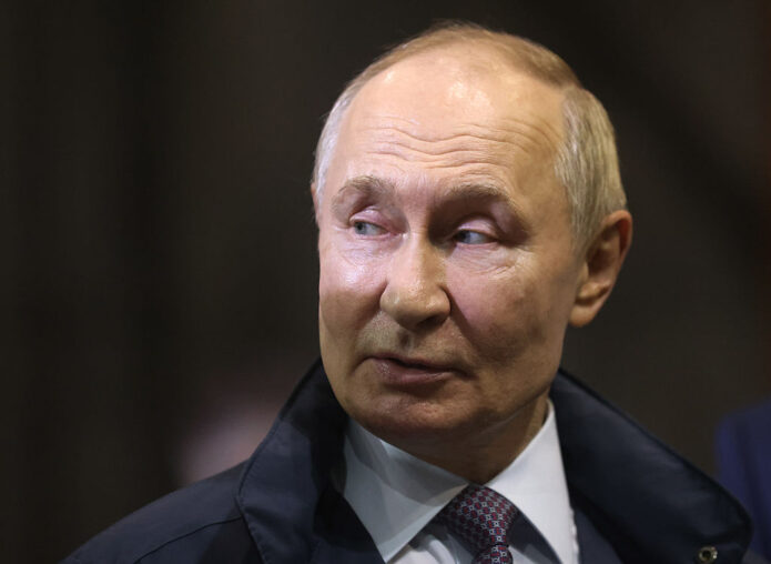 PERM, RUSSIA - SEPTEMBER 19 (RUSSIA OUT) Russian President Vladimir Putin observes an exhibition at the Motovilikha, a military industry company, on September 19, 2025, in Perm, Russia. Putin arrived to Pertm for visiting the Motovilikha Plants, or Motovilikhinskiye Zavody, a Russian metallurgical and military equipment manufacturer. (Photo by Contributor/Getty Images)